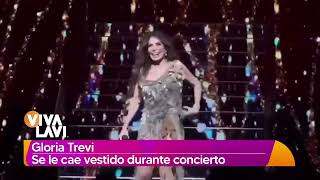 Gloria Trevi sufre accidente son su vestuario en pleno concierto | Vivalavi