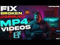 How To FIX Corrupt MP4 Video Files EASY FREE MP4 MOV