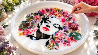 NO EXPERIENCE! Anyone Can Make This Stunning Resin Flower Art 🌸DIY