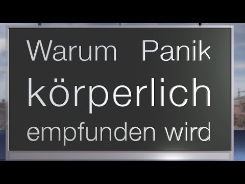 Why panic is felt physically!