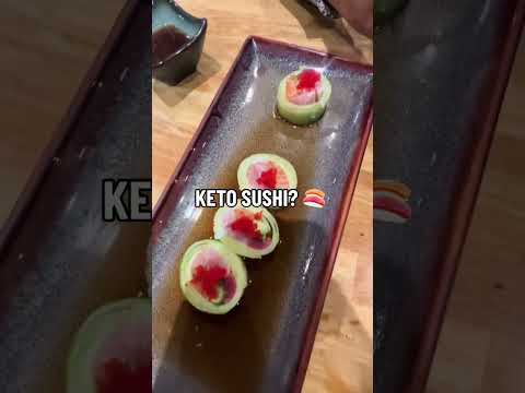 KETO SUSHI | Sushi WIth No Rice | Keto While Eating Sushi | Sushi On A Keto Diet | Low Carb Sushi