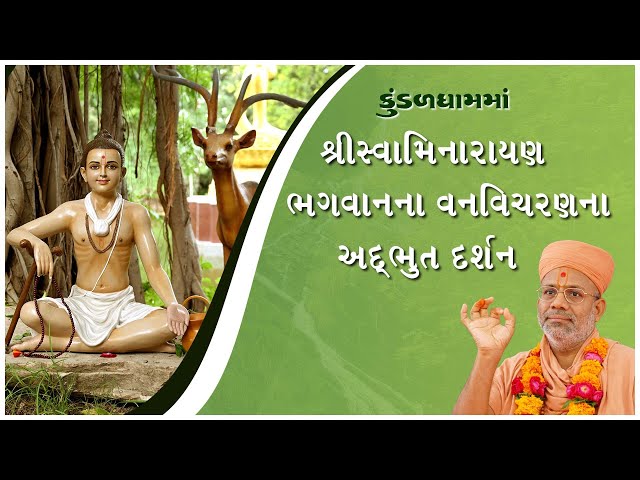 કુંડળધામમાં શ્રીસ્વામિનારાયણ ભગવાનના વનવિચરણના અદ્ભુત દર્શન
