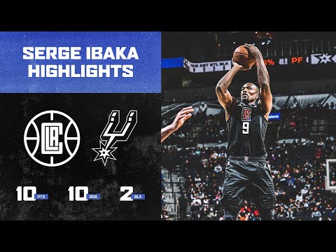 Serge Ibaka (10 PTS, 10 REBS, 2 BLK) scores a double double | LA Clippers | LA Clippers