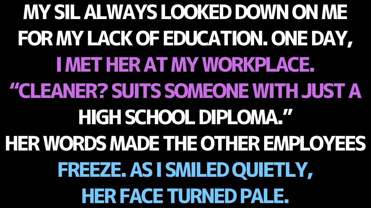 MY SIL MOCKED ME: “CLEANER? PERFECT FOR YOU.”EVERYONE FROZE.