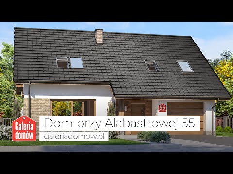 Projekt domu przy Alabastrowej 55 - GaleriaDomow.pl