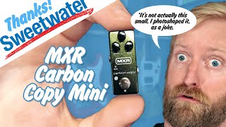 Video thumbnail for Sweetwater Hookup - MXR Carbon Copy MINI - Bright switch + Internal trimpots! by 60 Cycle Hum