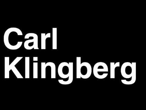 How to Pronounce Carl Klingberg Winnipeg Jets NHL Hockey Player Runforthecube