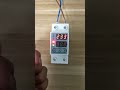 63A 230V Din Rail Adjustable Over And Under Voltage Protector Relay With Over Current Protection