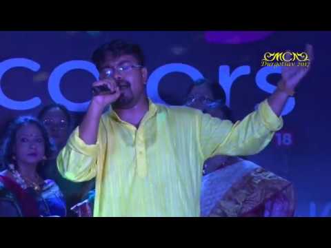 Sreyak Bhattacharya  Durga Puja show in goregaon sports club mumbai