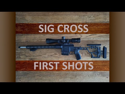 Sig Sauer Cross Bolt Action Rifle 6.5 Creedmoor Accuracy Test with Factory Ammunition