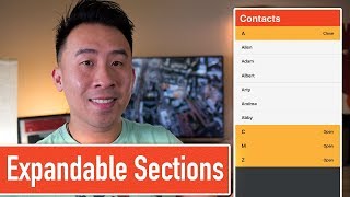 Expandable and Collapsible Sections UITableView (E