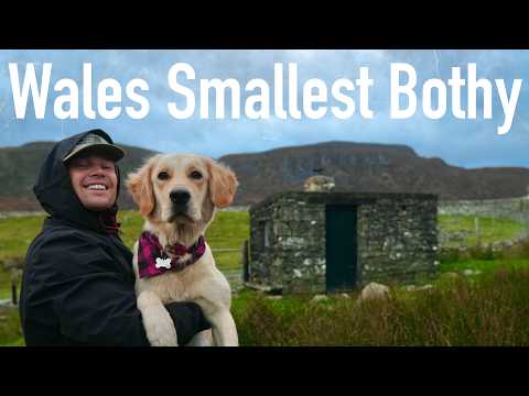 STAYING OVERNIGHT IN THE SMALLEST BOTHY IN WALES (TINY) | ARENIG FAWR