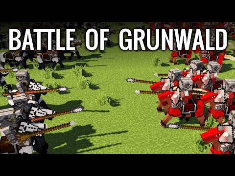 Insane Minecraft NPC Battle – Epic Grunwald Clash!