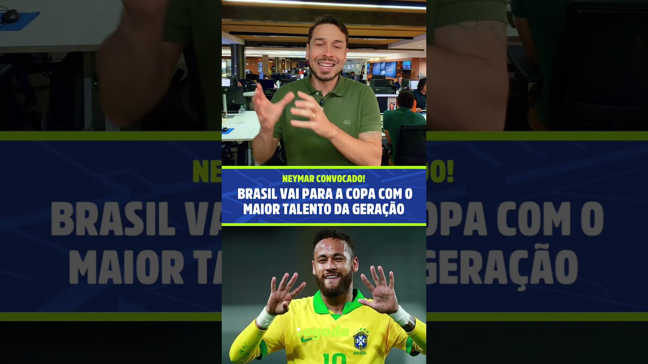 Imagem da notícia Com Neymar convocado para a Copa, Brasil terá o maior talento da geração
