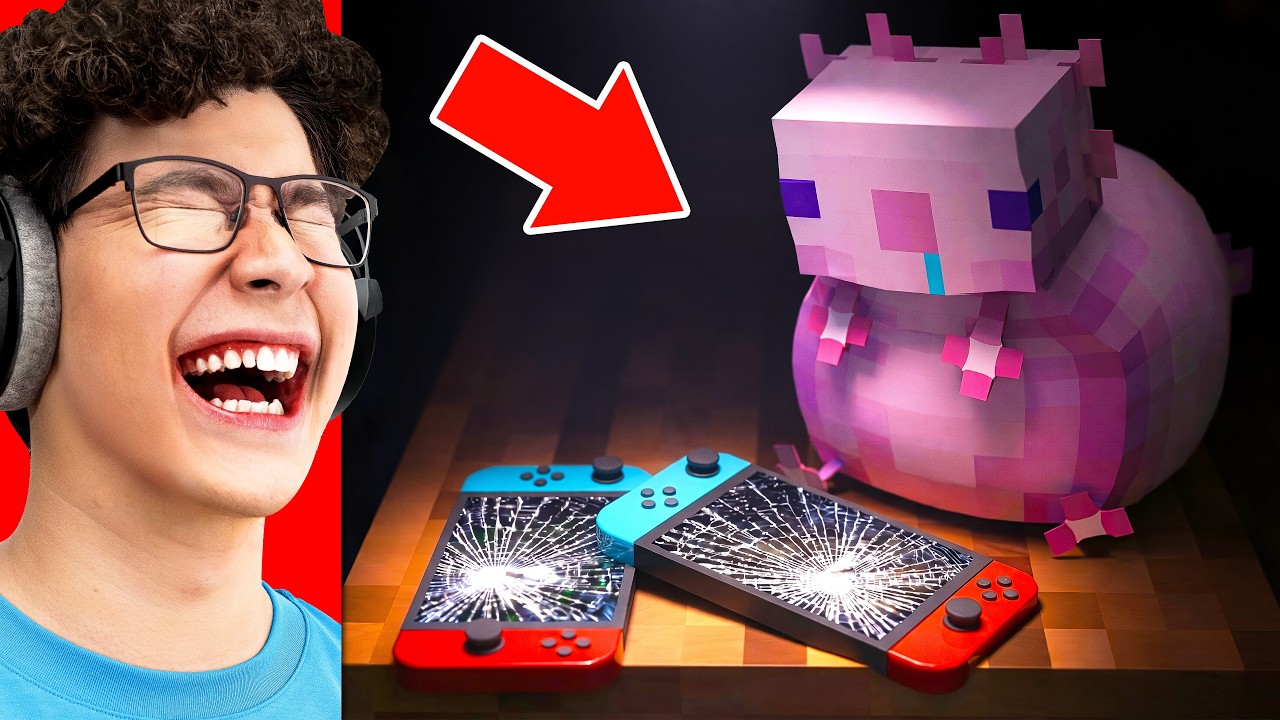 Minecraft Anime Axolotl (Funny Animation)