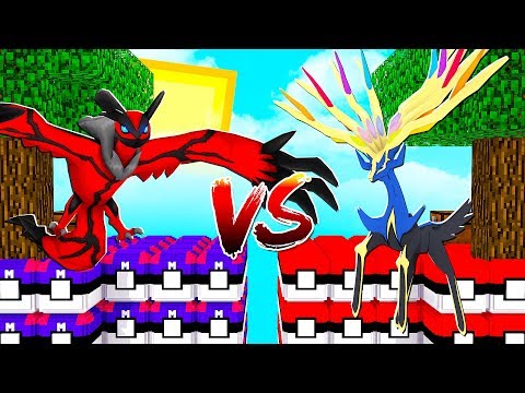 YVELTAL VS XERNEAS - ILHA LUCKY PIXELMON MINECRAFT