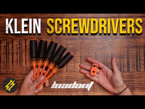 American Screwdrivers in the UK? 🧐 KLEIN TOOLS Insulated Screwdriver Set.