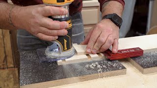 This CLEVER ROUTER TRICK Might Be THE END of Jigs In My Shop / How to Route a Dado / Woodworking