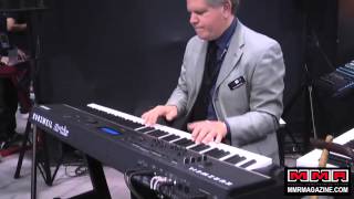 Video thumbnail for Kurzweil Artis Performance Keyboard Product Preview at NAMM 2014 by MMR Magazine