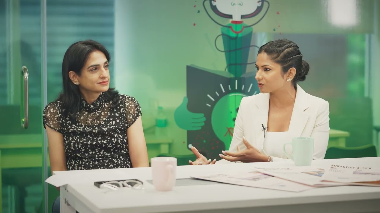 Nupur Gurbaxani (left) and Aditi Roy
