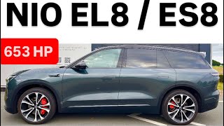 NIO EL8 ES8 100 kWh TOP SPEED DRIVE ON GERMAN AUTOBAHN / Acceleration / Maxium Energy Consumption