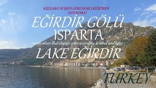 preview picture of video 'EĞİRDİR GÖLÜ - LAKE EĞİRDİR / ISPARTA-TURKEY. Gezi Videoları 2018 #Eğirdirgölükurumasın #lakes'