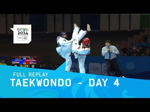 Taekwondo - Semi Finals - Men -73 kg/Women -63 kg | Full Replay | Nanjing 2014 Youth Olympic Games