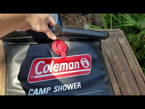 Solar shower review Coleman