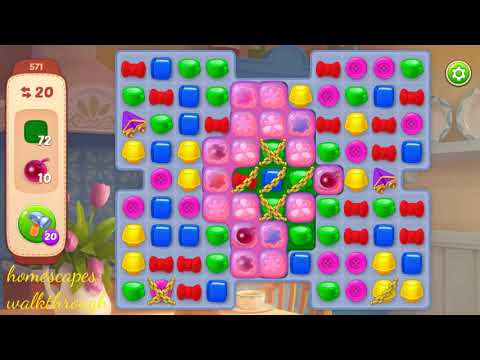 Homescapes Level 571 Walkthrough