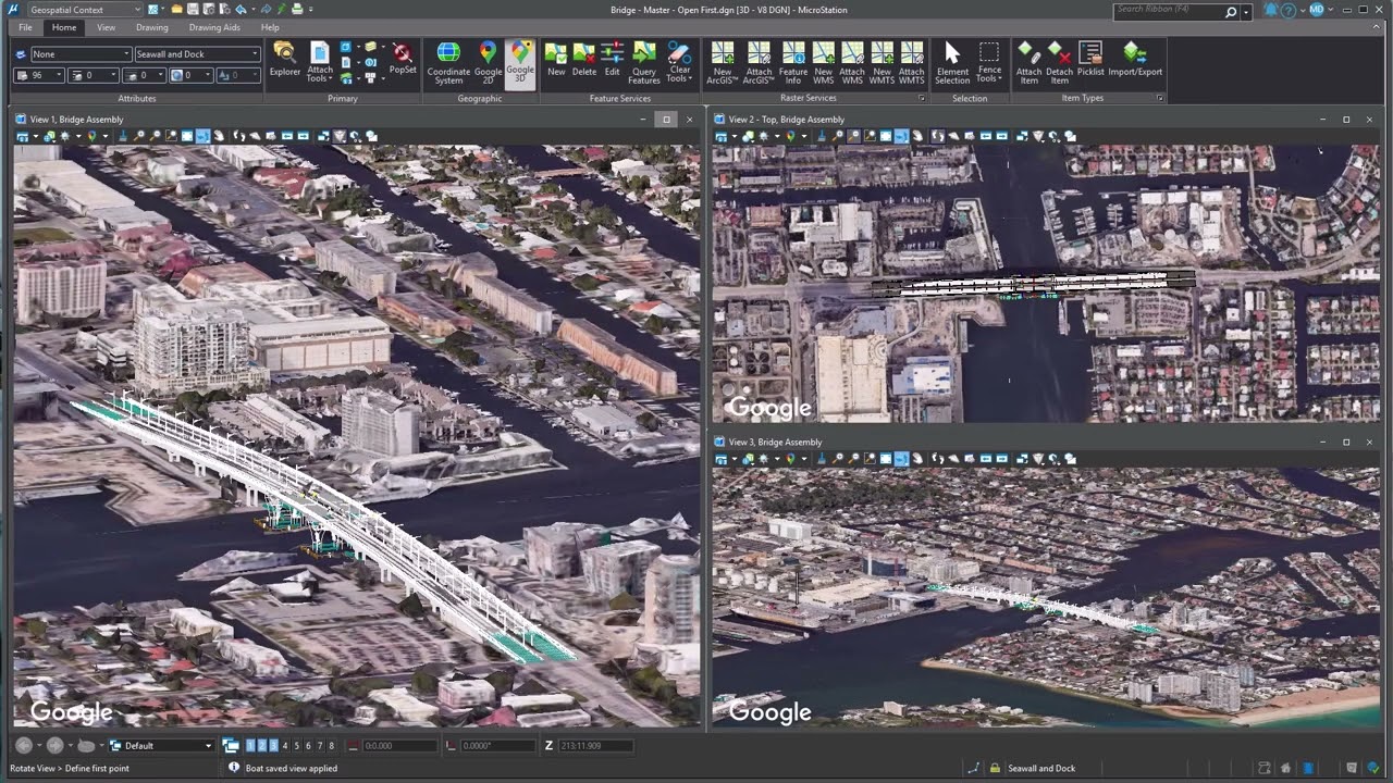 What's New in MicroStation 2025 - Enhancing your Project with Google Backgrounds