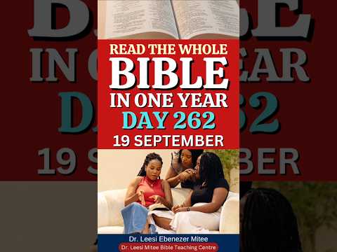 Day 262: Bible In A Year—19 September Bible In One Year Reading Plan #BibleInOneYear #BibleInAYear