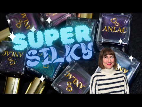 3D & SILKY! ANLAC Butterfly magnetic nail polish collection