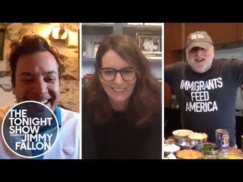 The Tonight Show: At Home Edition (Tina Fey, José Andrés)