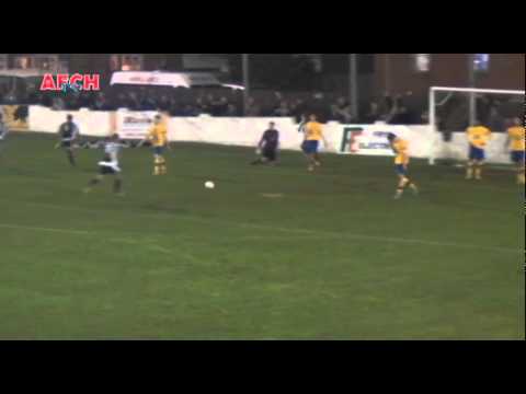 Wimborne Town 4 AFC Hornchurch 2 - FA Trophy 3Q (29 Nov 14) - Second Davidson goal