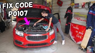 FIX CODE P0107 MANIFOLD ABSOLUTE PRESSURE SENSOR MAP SENSOR CHEVROLET CRUZE CHEVY SONIC