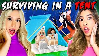 Download lagu SURVIVING IN A TENT in 99 NIGHTS IN THE FOREST W/ @KatrinaBuno mp3