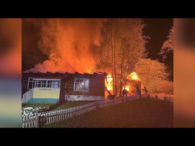 В Аларском районе сгорел детский сад