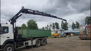 Camion-benne Volvo FM9, 2007, Diesel, 459,700 km, Truck + Crane, Lepp&auml;virta 9 l, Di | Image 4 - Autoline