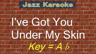 JazzKara  &quot;I&#39;ve Got You Under My Skin&quot; (Key=Ab)