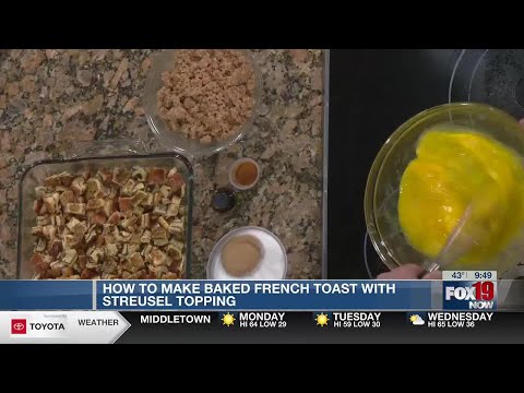 Jungle Jim's makes French Toast Casserole with Streusel Topping
