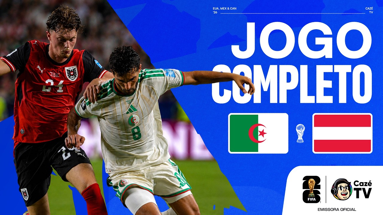 JOGO COMPLETO: ARGÉLIA X ÁUSTRIA | COPA DO MUNDO FIFA™ 2026 | 3ª RODADA | FASE DE GRUPOS