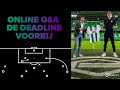 Online Q&A: De deadline voorbij