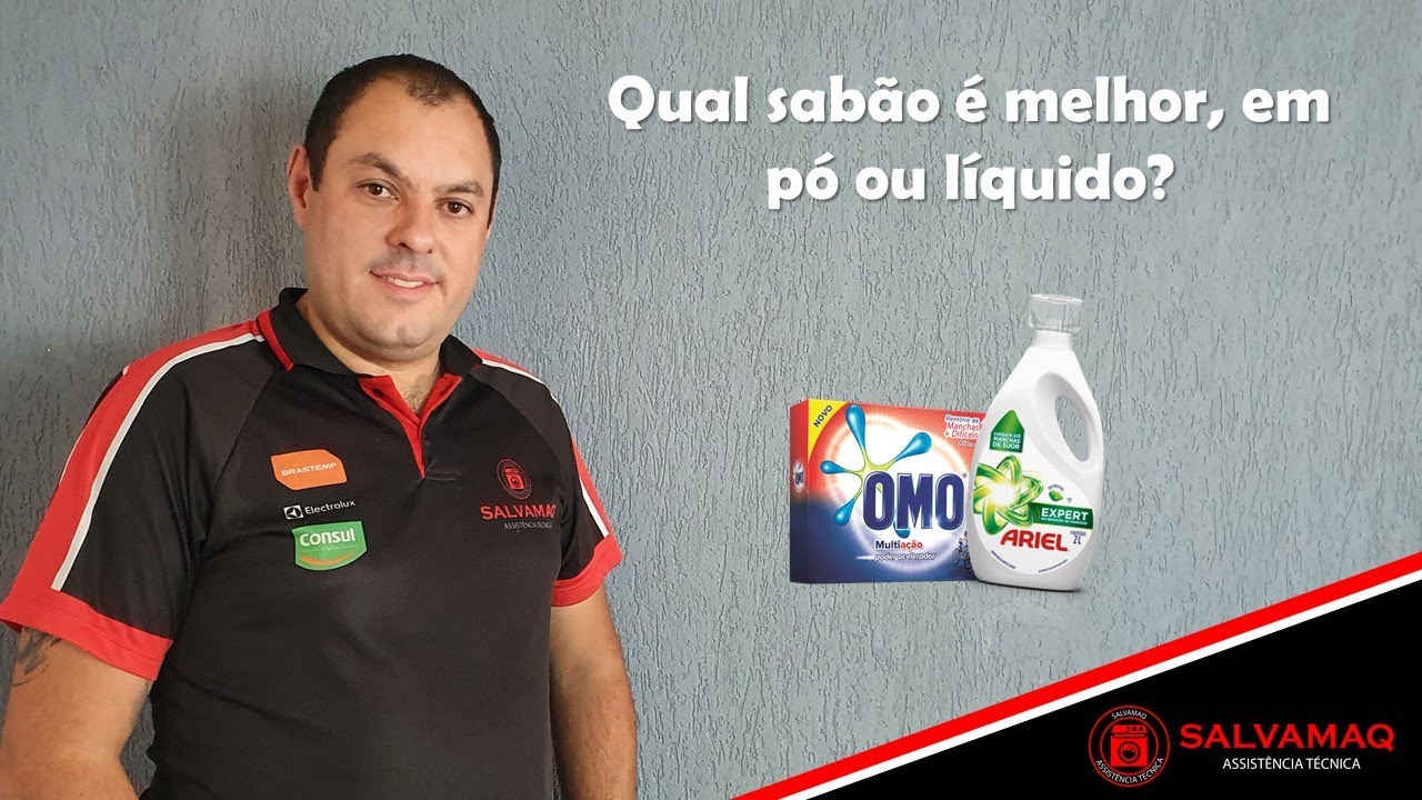 Qual sabão é melhor, em pó ou líquido