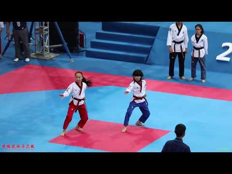 2017 NTC Jr. Mixed Doubles，Lin Qiu Nan，Zhang jia Ying 2017 全国赛 混双半决赛 林秋楠 张嘉莹 太极八章 金刚