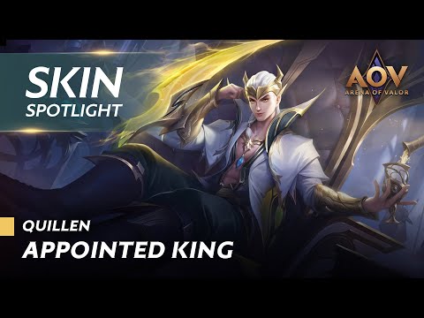 Quillen Appointed King Skin Spotlight - Garena AOV (Arena of Valor)