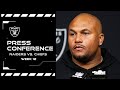 Coach Pierce and Aidan O'Connell Postgame Presser | Week 12 vs. Chiefs | NFL