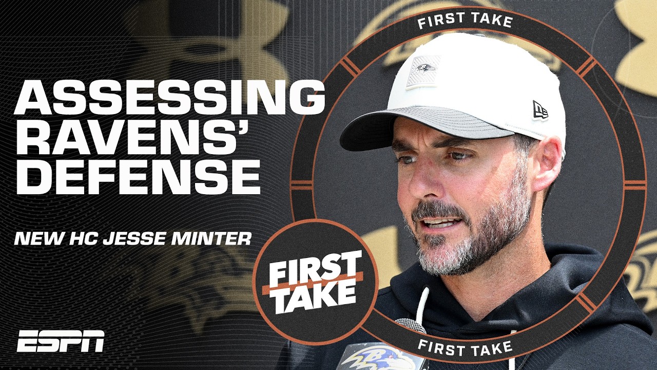 Assessing the Ravens' defense under new head coach Jesse Minter 🧐 | First Take