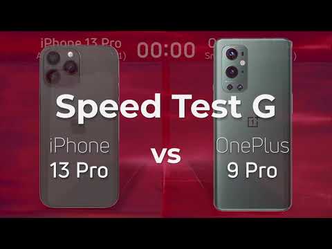 iPhone 13 Pro vs OnePlus 9 Pro - Speed Test G