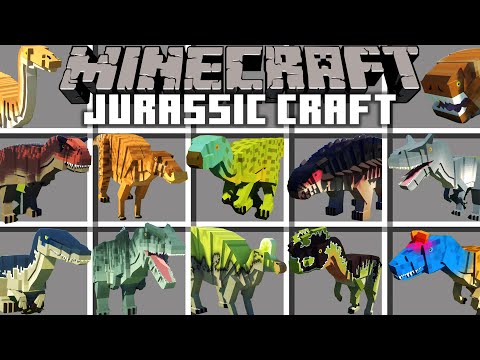 Minecraft jurassic craft Dinosaurs Mod Part 1 | Minecraft 4K + Shaders PC (No Commentary)