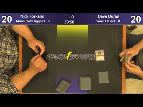 Nick Foskaris (Mono Black Aggro) vs Dave Duran (Simic Flash) - Friday Night Standard 7/19/19